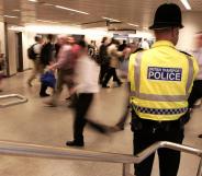 British transport police officer