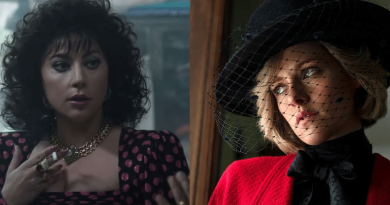 Lady Gaga in House of Gucci and Kristen Stewart in Spencer