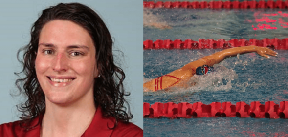 Transgender swimmer Lia Thomas has won in two races against Harvard