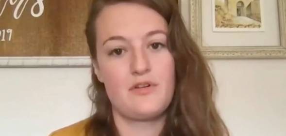 Emilee Carpenter appears in an interview with Fox News