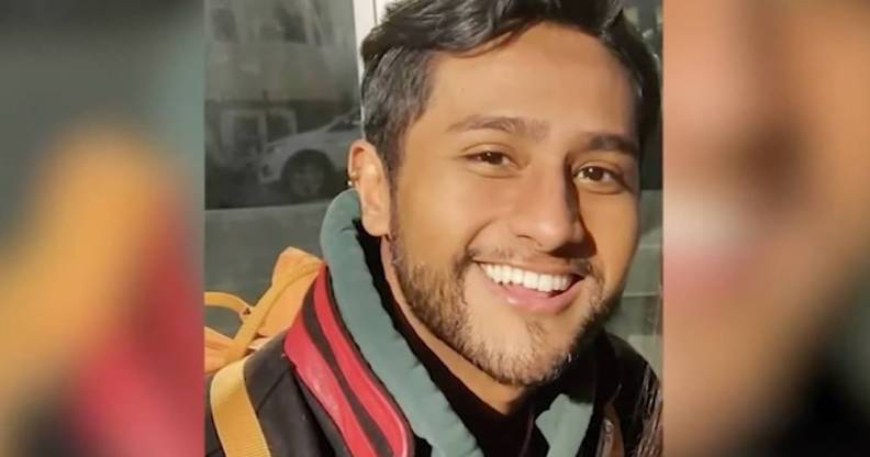 A picture of Suraj Mahadeva smiling at the camera