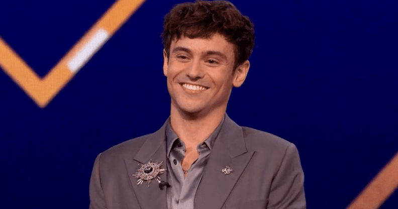 Tom Daley at the Sports Personality of the Year awards.