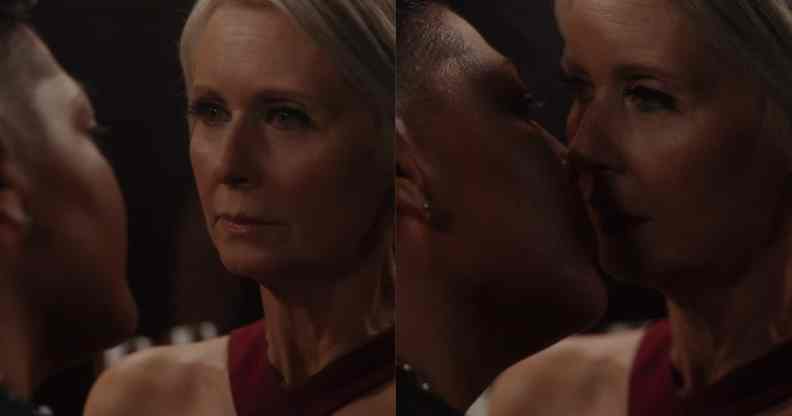 Miranda Hobbes (Cynthia Nixon) and Che Diaz (Sara Ramirez)