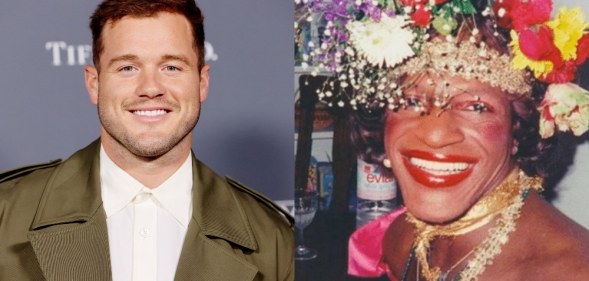 Side-by-side headshots of Colton Underwood and Marsha P Johnson