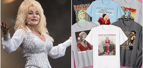Dolly Parton has unveiled a Christmas merch collection.