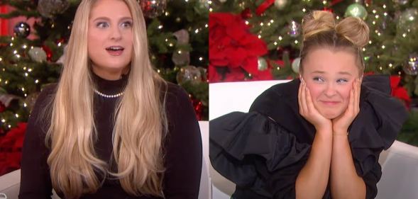 JoJo Siwa and Meghan Trainor on The Ellen Show