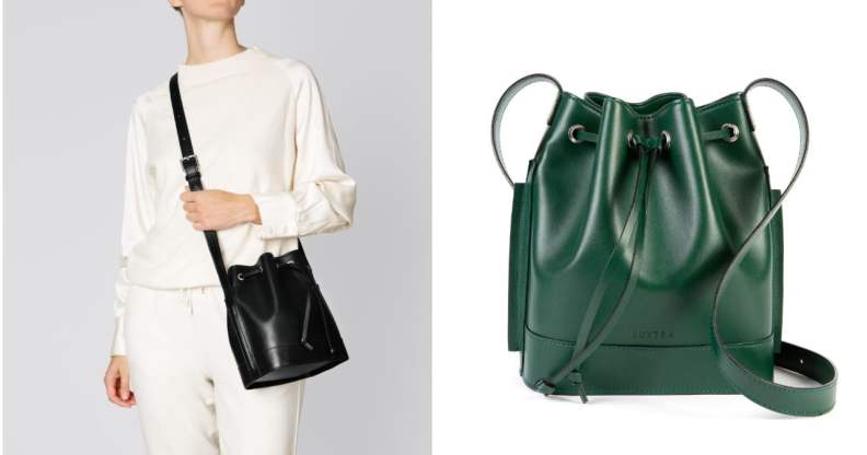 Shaker has launched a new vegan leather bucket bag.