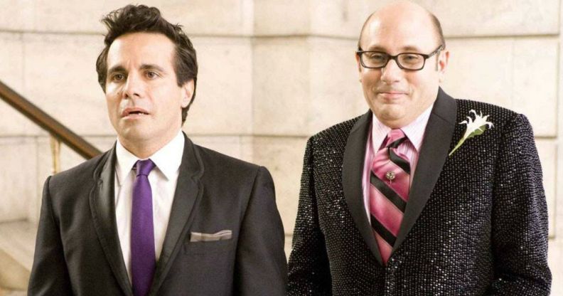 Mario Cantone and Willie Garson as Anthony and Stanford.