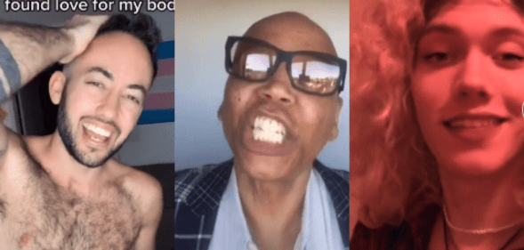 Jeffrey Rubel, RuPual and Donnie Fitz.