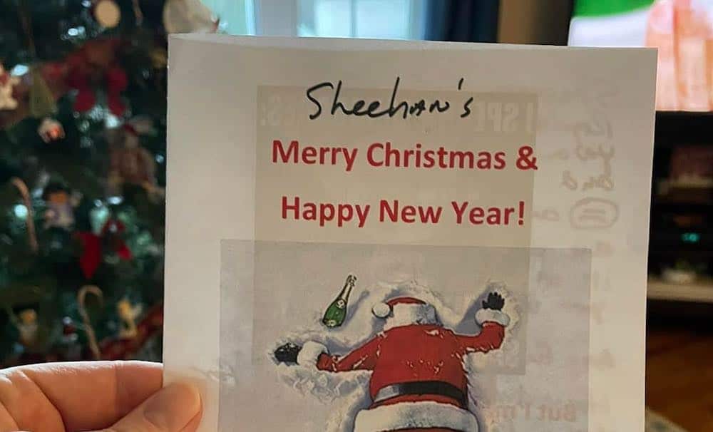 The anti-LGBT+ Christmas card sent to the queer Massachusetts family