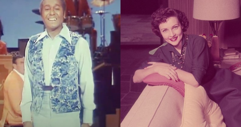 Arthur Duncan and Betty White