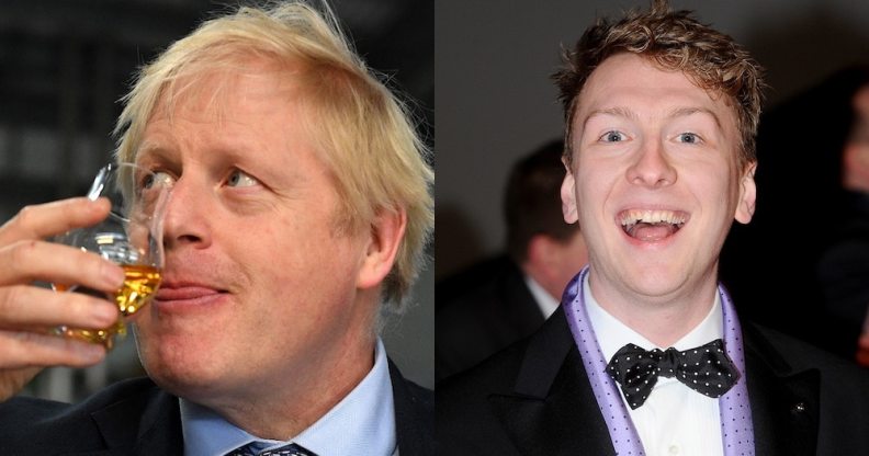 Boris Johnson and Joe Lycett
