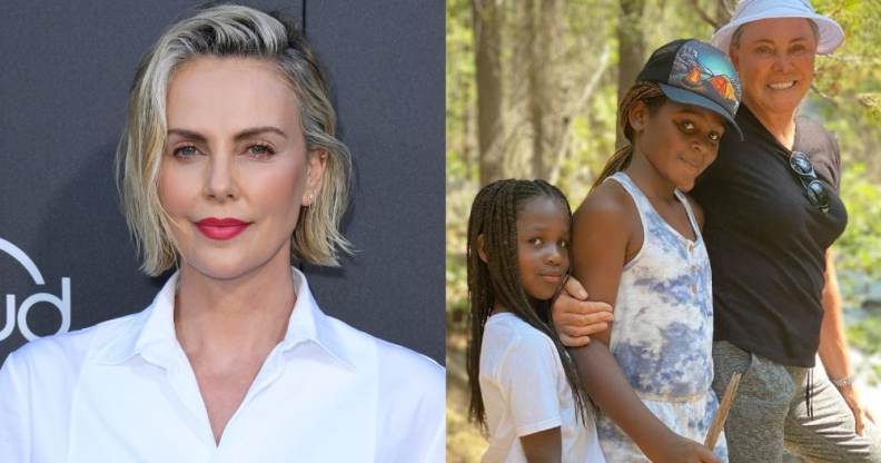 Charlize Theron shares rare photo of her daughters