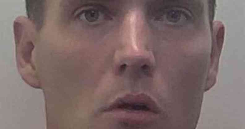 A police mugshot of Christopher Tweed