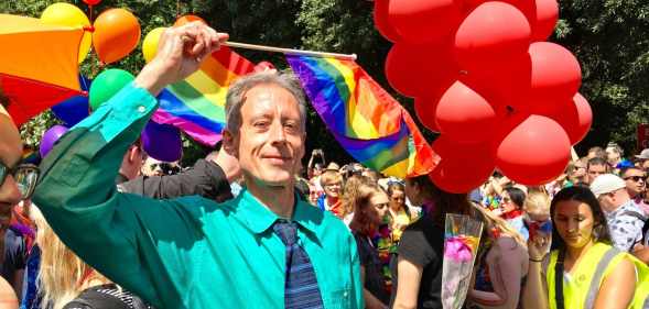 Peter Tatchell at Dublin Pride.