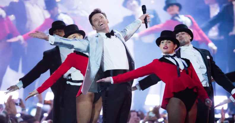 Hugh Jackman stars in The Greatest Showman which is touring the UK with a sing-a-long version.