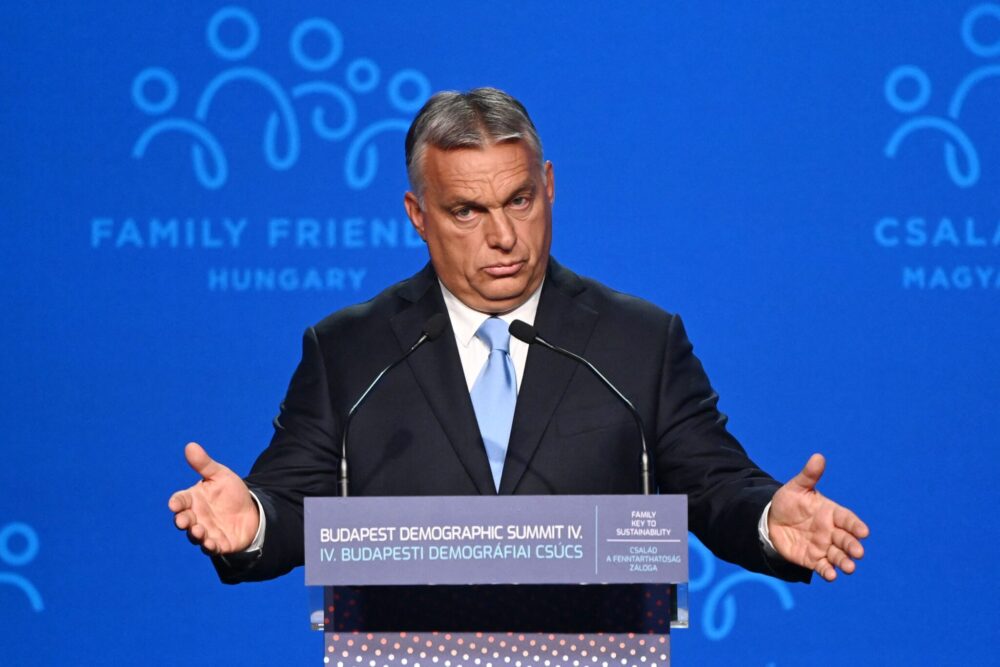 anti-LGBT prime minister of Hungary Viktor Orban