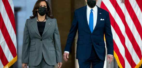 Kamala Harris and Joe Biden