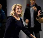 MP Paivi Rasanen arrives at the Helsinki District Court in Helsinki, Finland on 24 January.