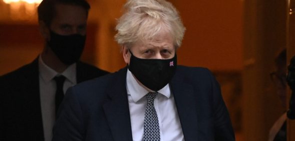 Boris Johnson leaves from 10 Downing Street