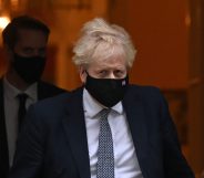 Boris Johnson leaves from 10 Downing Street