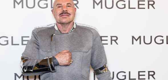 Manfred Thierry Mugler attends the "Thierry Mugler : Couturissime" Photocall.