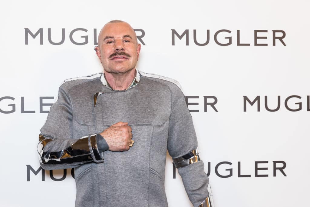 Manfred Thierry Mugler attends the "Thierry Mugler : Couturissime" Photocall.