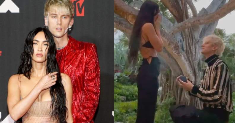Megan Fox and Machine Gun Kelly engaged in Puerto Rico