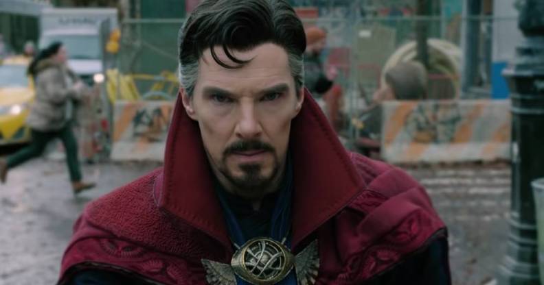 Benedict Cumberbatch plays Doctor Strange in the Marvel film Doctor Strange in the Multiverse of Madness