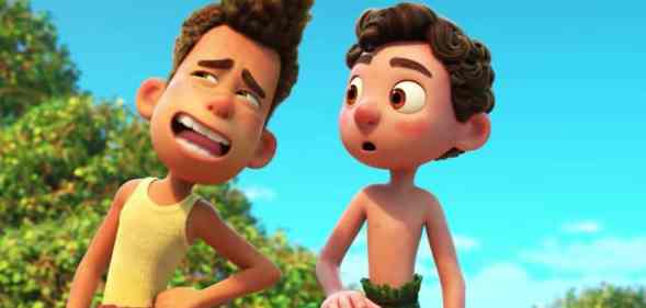 A still from the film Luca