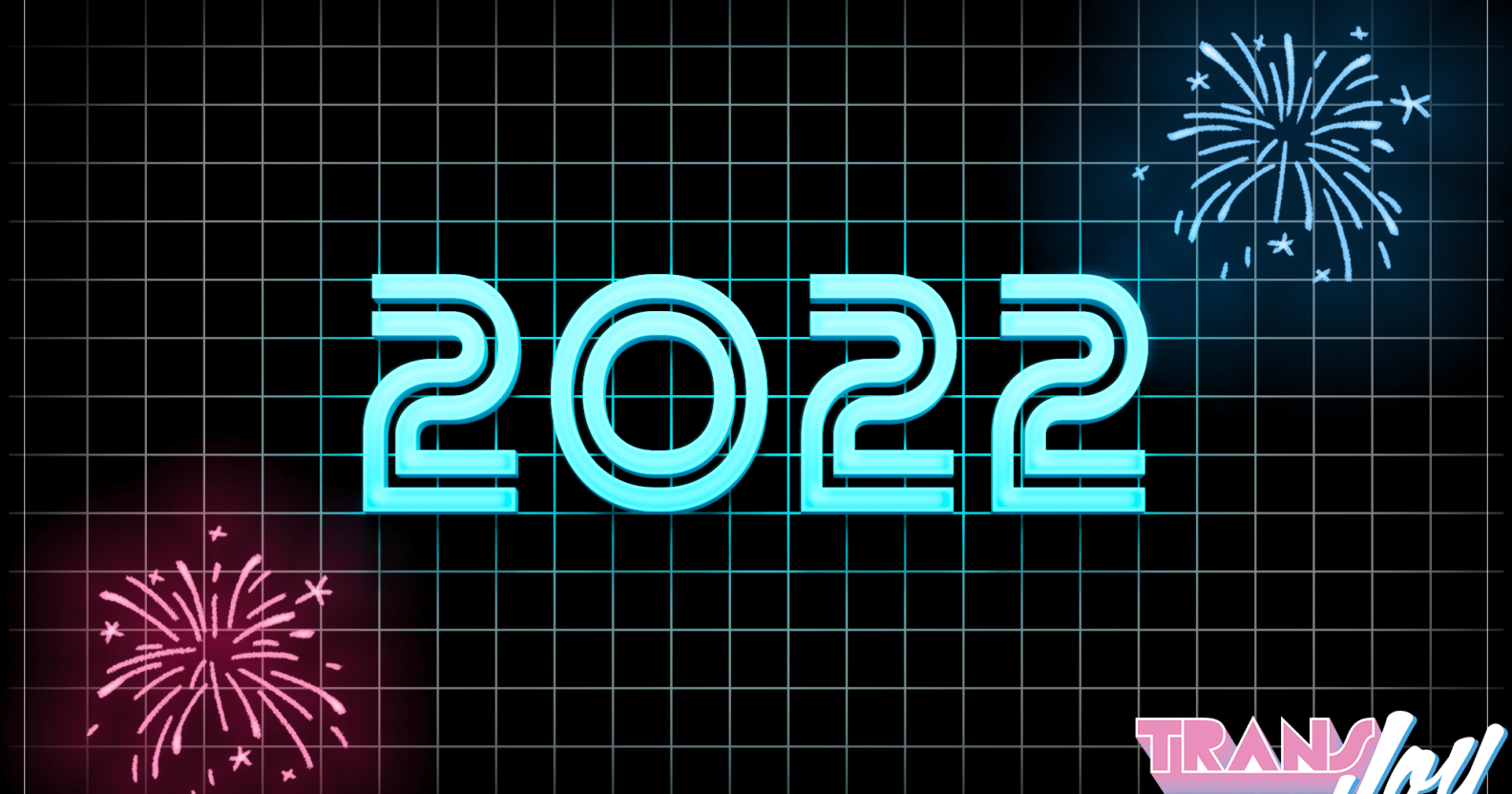 The numbers 2022 and the words Trans Joy