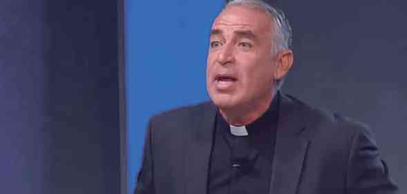 Father Muscat speaking on chat show Xaraban