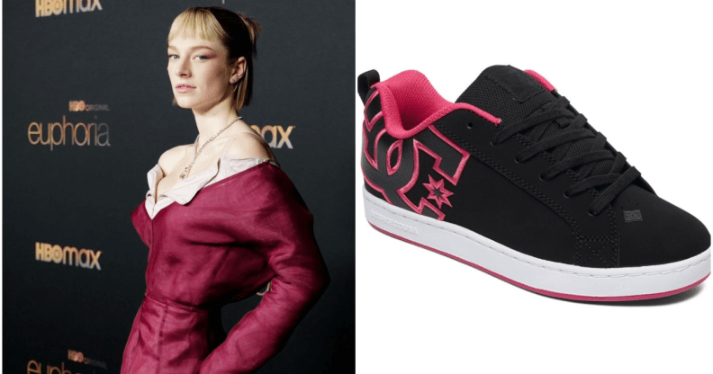 Hunter Schafer's character, Jules repped a pair of DC Shoes in Euphoria.