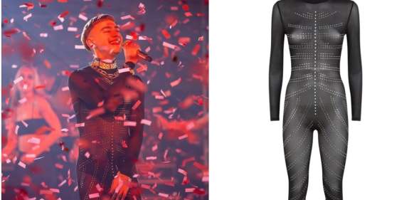 Olly Alexander stunned in an Ann Summers bodysuit during the Years & Years BBC special. (BBC/Twitter)