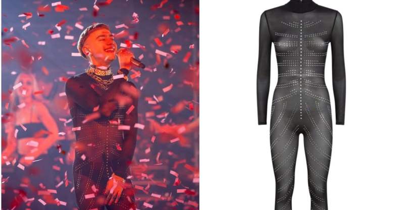 Olly Alexander stunned in an Ann Summers bodysuit during the Years & Years BBC special. (BBC/Twitter)