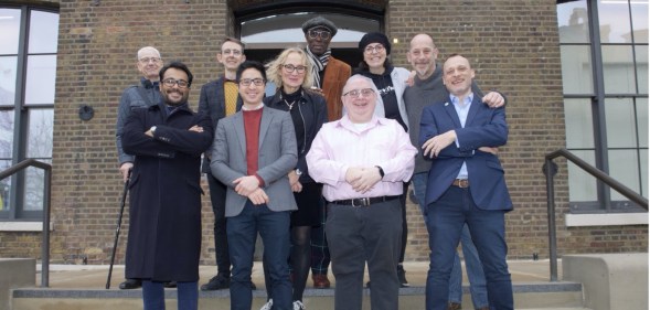 The Queer Britain team outside the venue for their new museum.