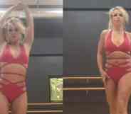 Britney Spears dancing on Instagram
