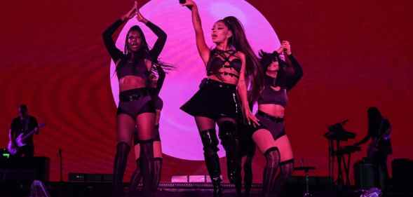 Ariana Grande performs at Manchester Pride