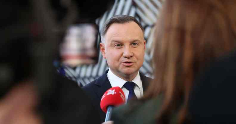 Polish president Andrzej Duda