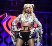 Singer Britney Spears performs onstage