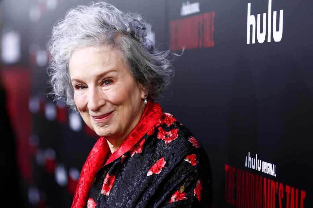 Headshot of Margaret Atwood at The Handmaid's Tale premiere
