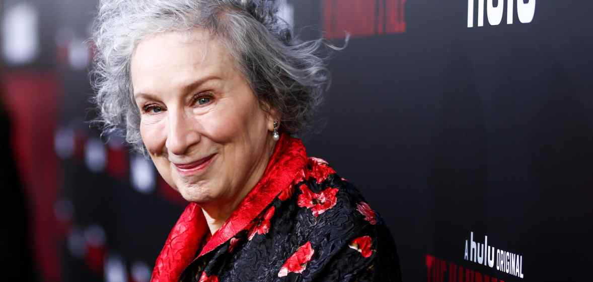 Headshot of Margaret Atwood at The Handmaid's Tale premiere