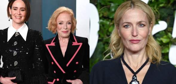 Sarah Paulson and Holland Taylor and Gillian Anderon