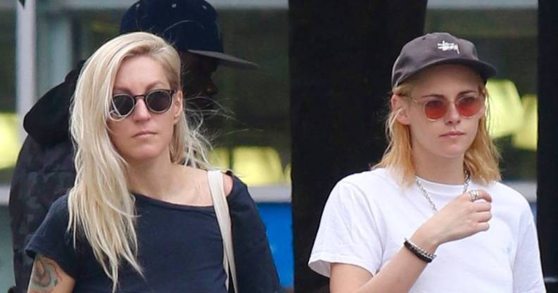 Dylan Meyer and Kristen Stewart