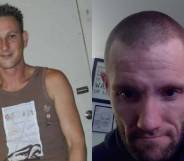 Side by side pictures of Steven Finlay and Mitch Watson, a gay couple who were found murdered in Sydney