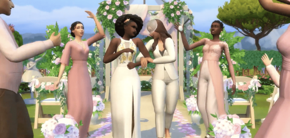The Sims 4 My Wedding Stories trailer