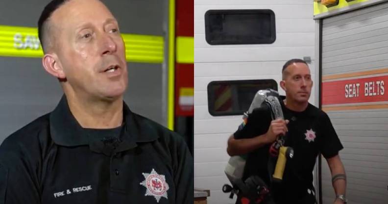 Nick Couch, a firefighter, opens up about his identity as a gay man working at the Devon and Somerset Fire and Rescue Service