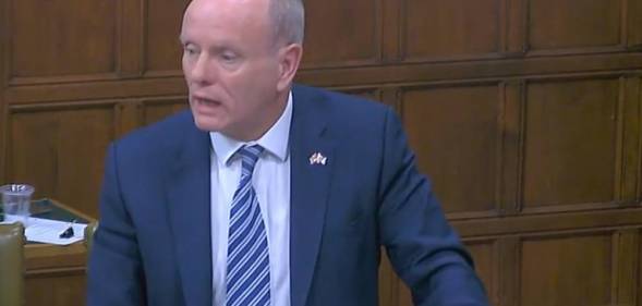Equalities Minister Mike Freer speaks during a debate on Gender Recognition Act reform