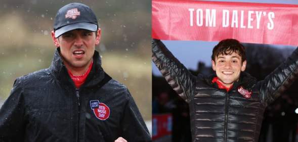 Olympic champion Tom Daley has completed his four-day Hell of a Homecoming for Red Nose Day