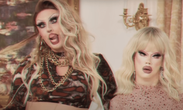 Drag Race queens Daya Betty and Willow Pill